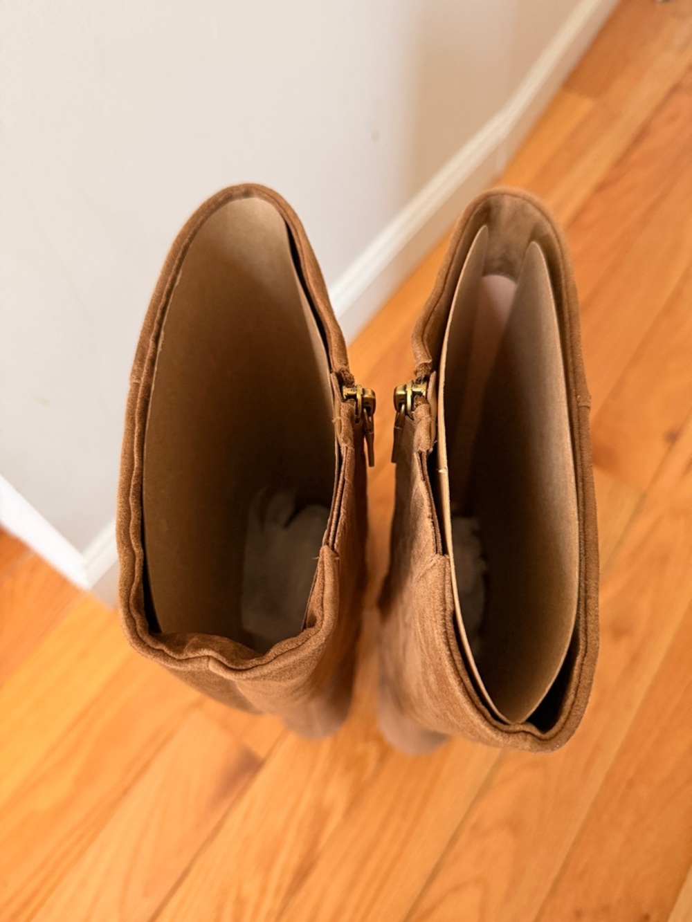 Coach Tall Suede Boots in Brown - Picture 6 of 7